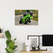 KAWASAKI ZX6R POSTER (Thuiskantoor)