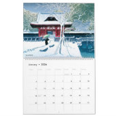 Kawase Hasui Scenery 2 groot Kalender (Jan 2026)