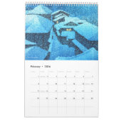Kawase Hasui Scenery 2 medium Kalender (Feb 2026)