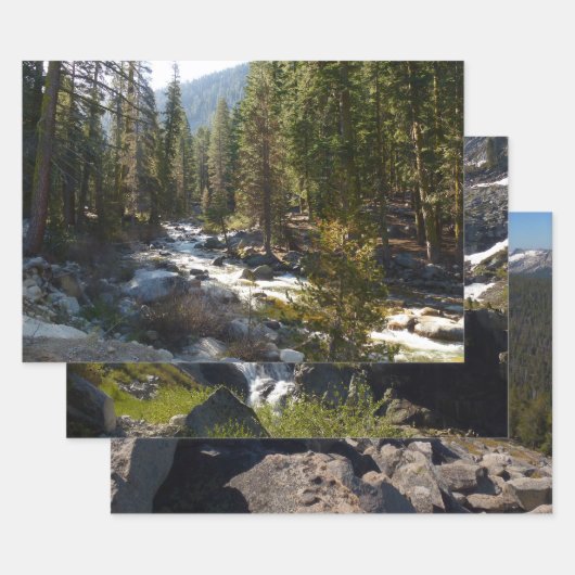 Kaweah River in Sequoia Inpakpapier Vel (Set)