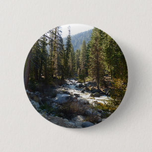 Kaweah rivier in Sequoia National Park Ronde Button 5,7 Cm