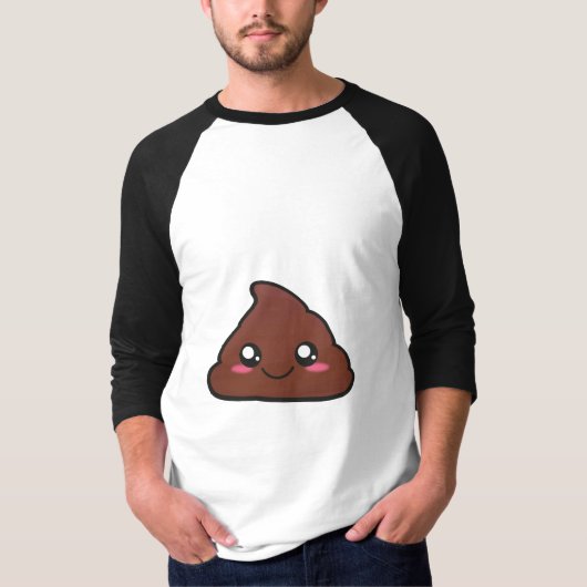 kawii poop shirt (Voorkant)