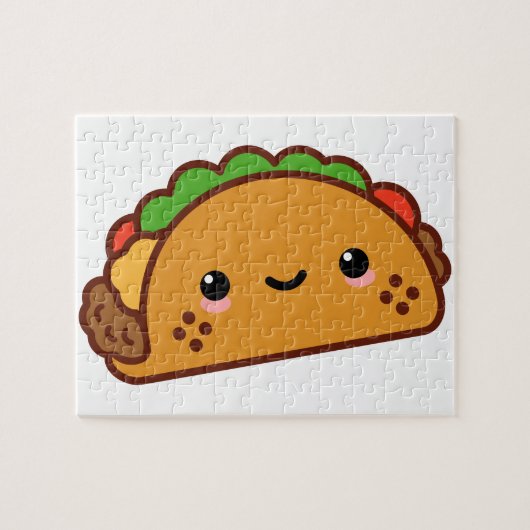 Kawii Taco Face Legpuzzel (Horizontaal)