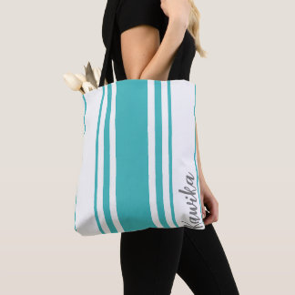 Kawika Minimalistische Strepen Monogram Draagtas
