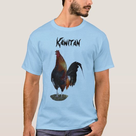Kawitan Basic T-Shirt Light Blue (Voorkant)