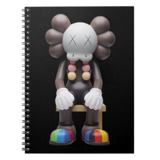 KAWS bij Rest Gedrukt Notitieboek - Unique Artisti