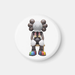KAWS bij Rest Magnet - Unieke gedrukte magnetische Magneet