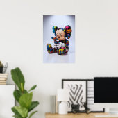 Kaws Companion: Graffiti Splash Poster (Thuiskantoor)