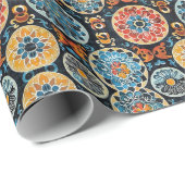 Kawung Motif: Javaanse Batik Kunst Meesterwerk Cadeaupapier (Rol Hoek)