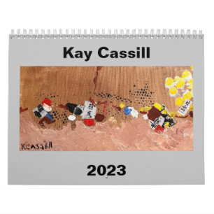 Kay Cassill 2023 Calendrier artistique