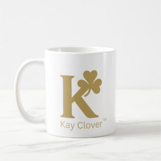 Kay Clover™ Signature Mok – Gouden Monogram