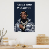 Kay Flock Poster – Done Is Better Than Perfect (Keuken)