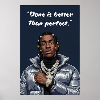 Kay Flock Poster – Gedaan Is Beter Dan Perfect