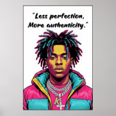 Kay Flock Poster – Less Perfection (Devant)