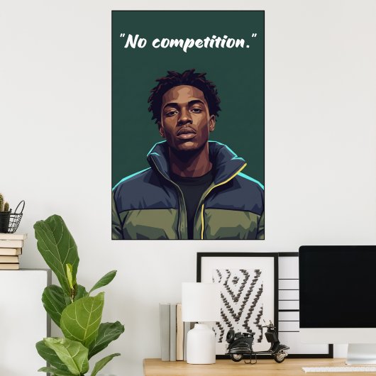 Kay Flock Poster – No Competition (Bureau à domicile)