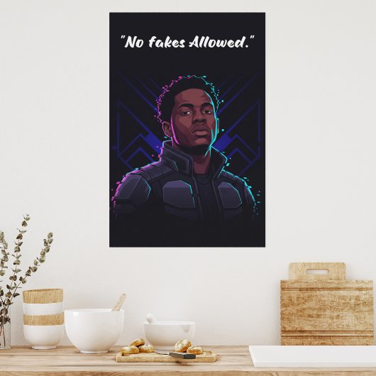 Kay Flock Poster – No Fakes Allowed (Cuisine)