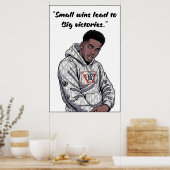 Kay Flock Poster – Small Wins Lead to Big Victorie (Keuken)