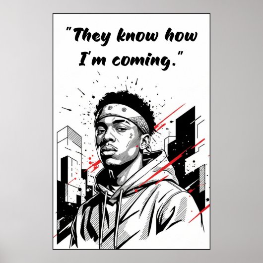 Kay Flock Poster – They Know How I’m Coming (Devant)