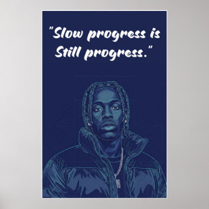 Kay Flock Poster – Trage Vooruitgang Is Toch Vooru