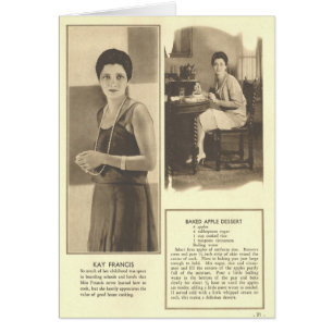 Kay Francis a fait le dessert cuire au four