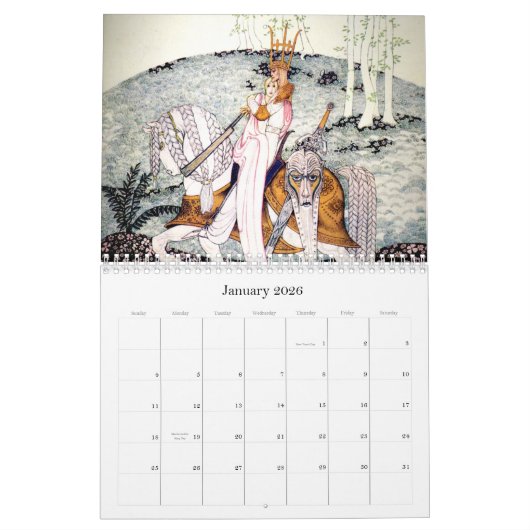 Kay Nielsen 2011 Wall Calendar Kalender (Jan 2026)