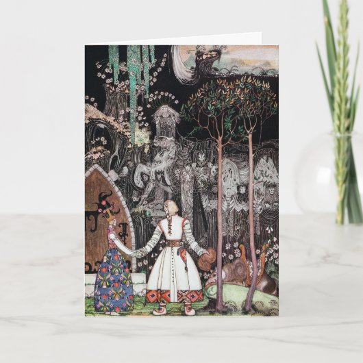 Kay Nielsen Hij nam afscheid van de prinses Kaart (Voorkant)