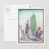 Kay Nielsen - in poeder en crinoline Briefkaart (Voorkant / Achterkant)