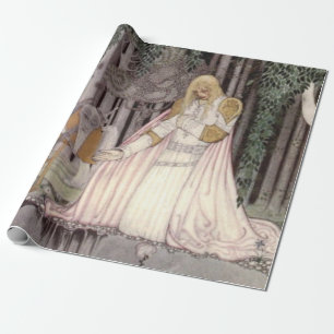 Kay Nielsen - Lassie en haar godmoeder 1914 Cadeaupapier