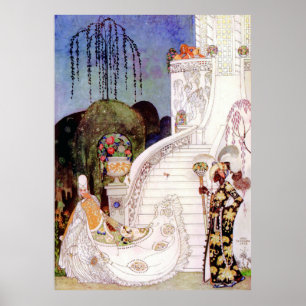 Kay Nielsen's Assepoester verliet de bal Poster