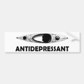 Kayak Antidepressant Bumpersticker (Voorkant)