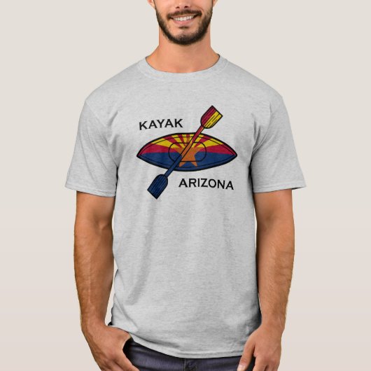 Kayak Arizona Flag T-shirt (Voorkant)