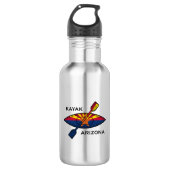 Kayak Arizona Flag Waterfles (Voorkant)