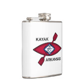 Kayak Arkansas Flag Heupfles (Rechts)