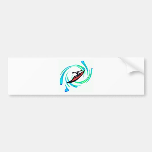 Kayak Best van Bumpersticker (Voorkant)