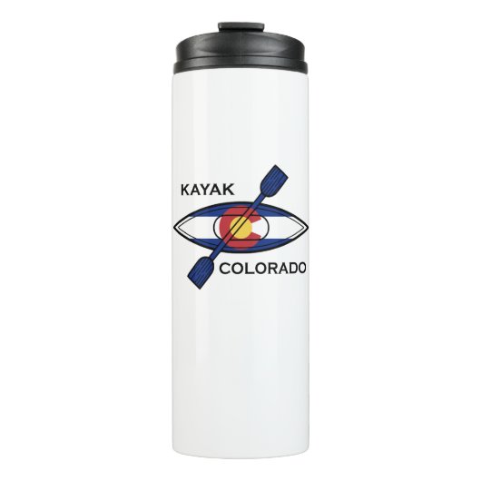 Kayak Colorado Flag Thermosbeker (Voorkant)