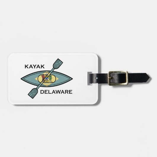 Kayak Delaware Bagagelabel (Voorkant horizontaal)