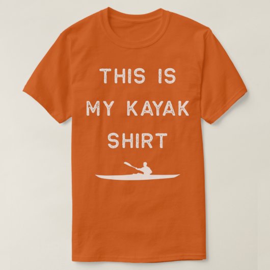 Kayak Design My Kayak Shirt Light Kayaking Vist (Design voorkant)