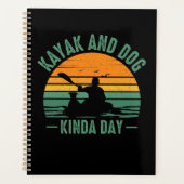 Kayak en Dog Kinda Day Planner (Voorkant)