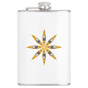 Kayak Flower Heupfles