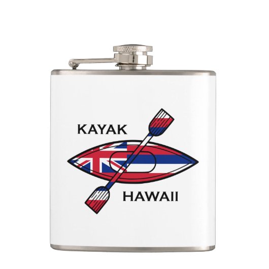 Kayak Hawaii Flag Heupfles (Voorkant)