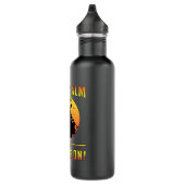 Kayak Kayaking Canoe Paddle Keep Calm Funny Gift Waterfles (Rechts)