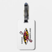 Kayak Maryland Bagagelabel (Achterkant verticaal)