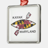 Kayak Maryland Metalen Ornament (Links)