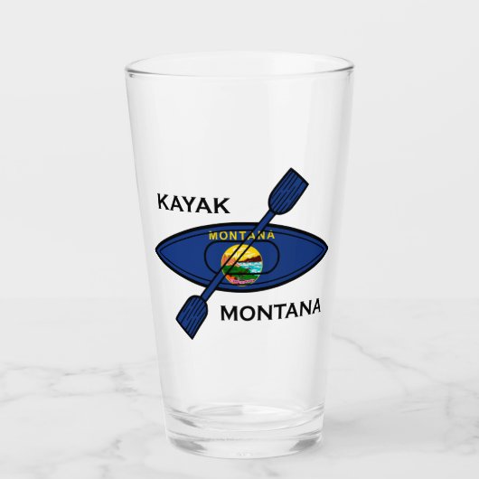 Kayak Montana Flag Glas (Voorkant)