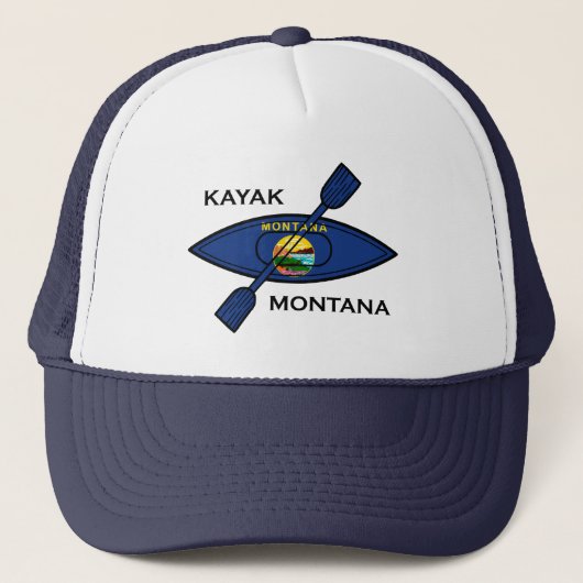 Kayak Montana Flag Trucker Pet (Voorkant)
