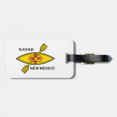 Kayak New Mexico Flag Bagagelabel (Achterkant horizontaal)