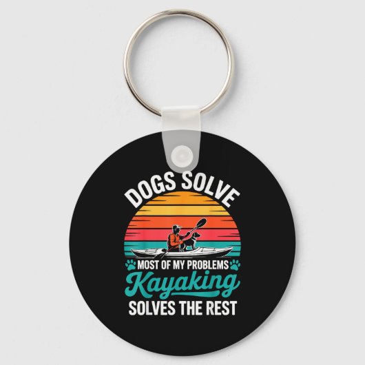 Kayak Novelty For Men Women Kayaker Kayaking Kayak Sleutelhanger (Voorkant)