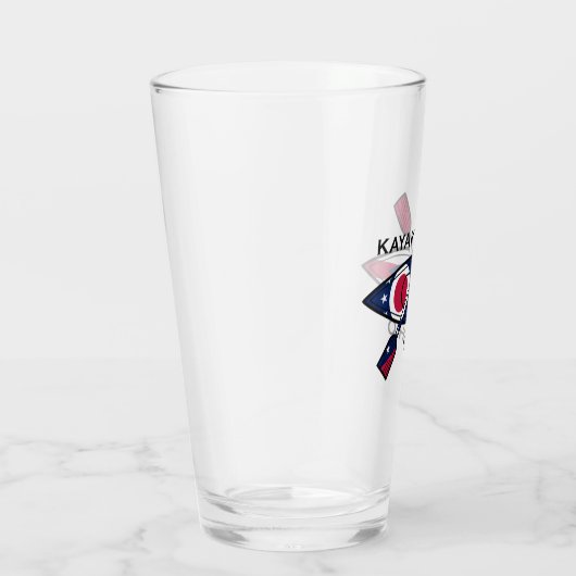 Kayak Ohio Flag Glas (Rechts)
