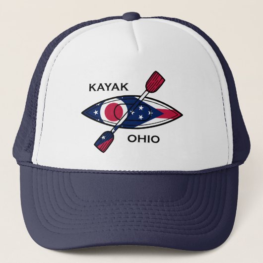 Kayak Ohio Flag Trucker Pet (Voorkant)