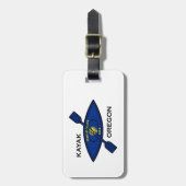 Kayak Oregon Flag Bagagelabel (Voorkant verticaal)